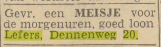 Dennenweg 20 Lefers advertentie Twentsch nieuwsblad 1-3-1944.jpg