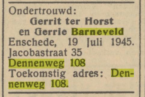 Dennenweg 108 Gerrie Barneveld advertentie Het Parool 20-7-1945.jpg