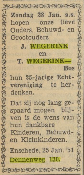 Dennenweg 130 J. Wegerink advertente Tubantia 25-1-1951.jpg