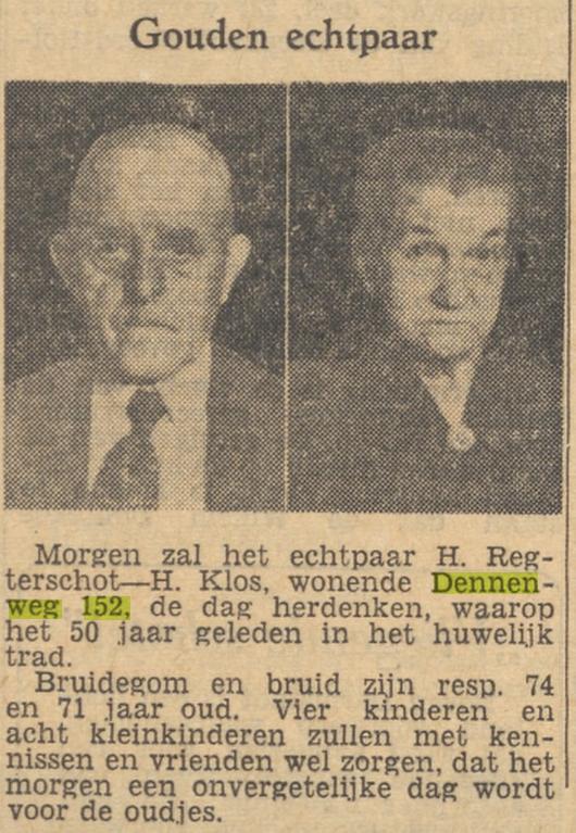 Dennenweg 152 H. Regterschot krantenbericht Tubantia 31-8-1954.jpg
