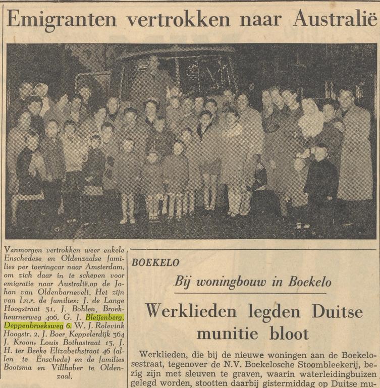 Deppenbroeksweg 6 G.J. Bleijenberg krantenbericht Tubantia 1-11-1956.jpg
