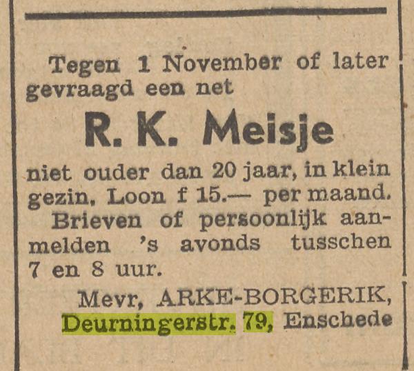 Deurningerstraat 79 Mavr. Arke-Borgerink advertentie Tubantia 23-10-1936.jpg
