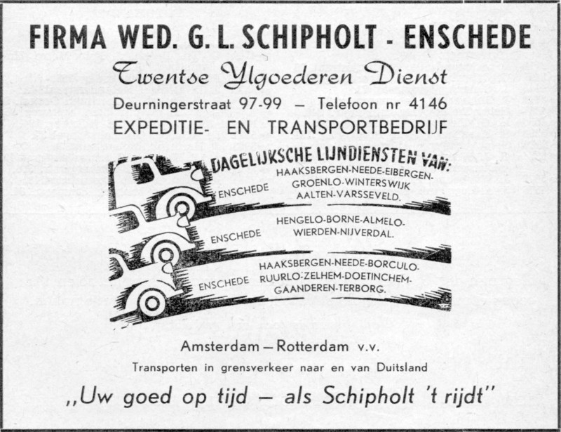 Deurningerstraat 97- 99  Fa. W.L. Lutke Schipholt advertentie 1953.jpg