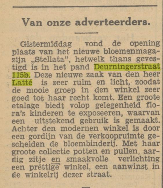 Deurningerstraat 115 bloemenmagazijn Stellata van dhr Latte krantenbericht Tubantia 12-5-1937.jpg
