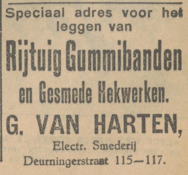 Deurningerstraat 115-117 smederij G. van Harten advertentie Tubantia 5-4-1930.jpg