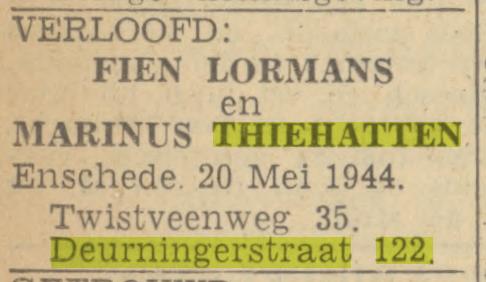 Deurningerstraat 122 Marinus Thiehatten advertentie Twentsch nieuwsblad 20-5-1944.jpg