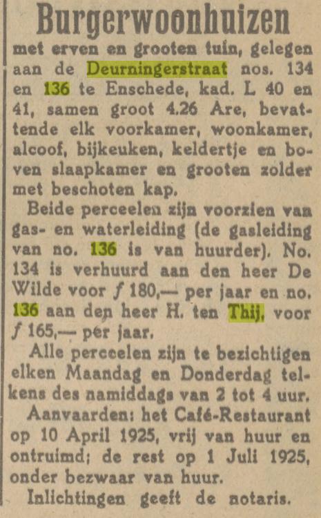 Deurningerstraat 136 H. ten Thij advertentie Tubantia 14-3-1925.jpg