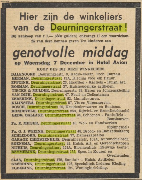 Deurningerstraat 155 Lukas Reymerink advertentie Tubantia 1-12-1955.jpg