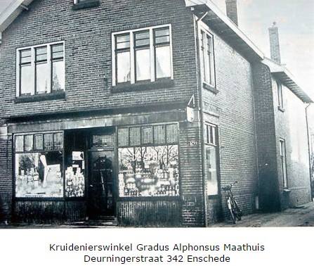 Deurningerstraat 342 kruidenierswinkel G.A. Maathuis 1950.jpg