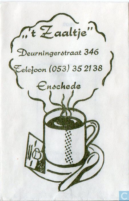 Deurningerstraat 346 't Zaaltje suikerzakje.jpg