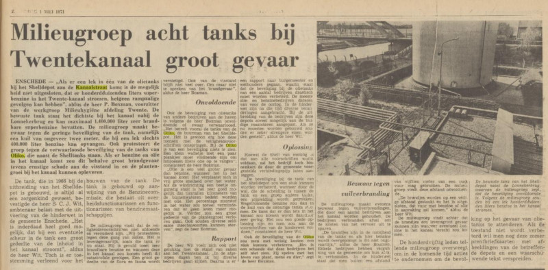 Kanaalstraat 335 Oliko en Shelldepot tanks krantenbericht Tubantia 335.jpg