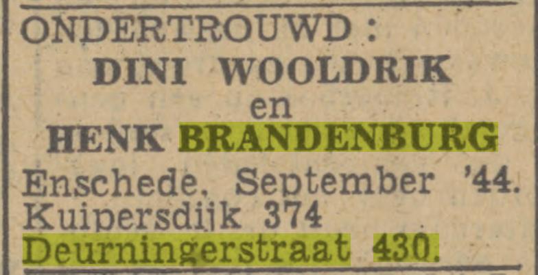 Deurningerstraat 430 Henk Brandenburg advertentie Twentsch nieuwsblad 21-9-1944.jpg