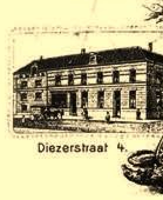 Diezerstraat 4 stoomkoffiebranderij G.J. Seinhorst gedeelte van briefhoofd 1913.jpg