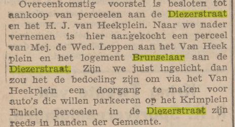 Diezerstraat 24a logement Brunselaar krantenbericht Twentsche Courant 31-1-1939.jpg