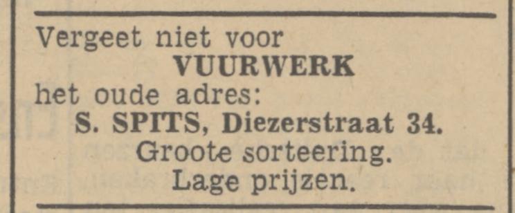 Diezerstraat 34 S. Pits advertentie Tubantia 27-8-1938.jpg