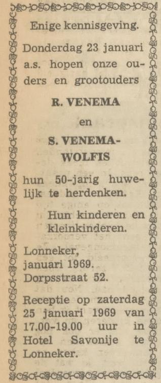 Dorpsstraa 52 R. Venema advertentie Tubantia 18-1-1969.jpg