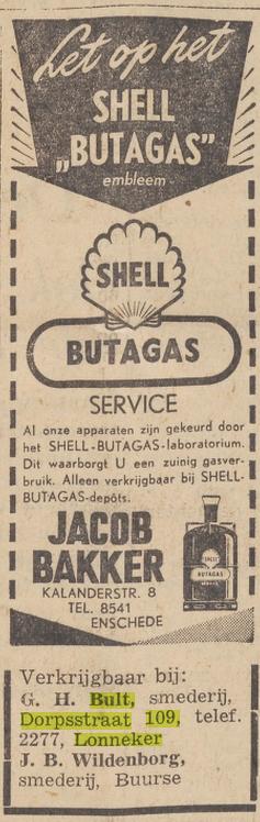 Dorpsstraat 109 smederij G.H. Bult advertentie Twentsche couranr 3-2-1955.jpg