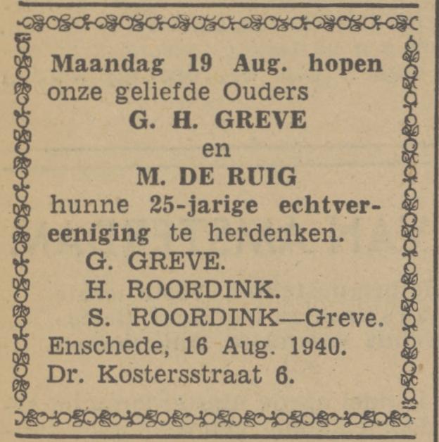Dr. Kostersstraat 6 G.H. Greve advertentie Tubantia 16-8-1940.jpg