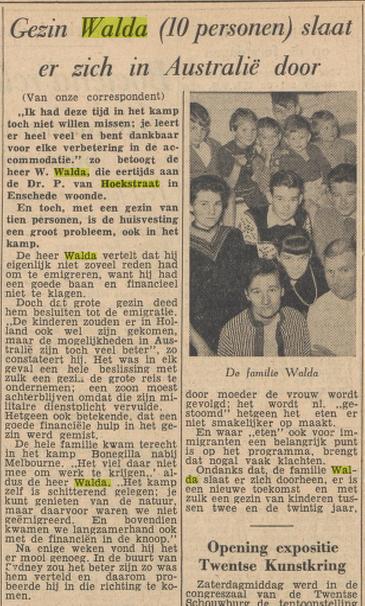 Dr. P. van Hoekstraat 57 W. Walda krantenbericht Tubantia 3-12-1956.jpg
