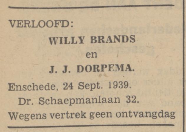 Dr. Schaepmanlaan 32 J.J. Dorpema advertentie Tubantia 22-5-1939.jpg