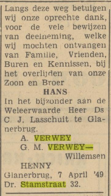 Dr. Stamstraat 32 A. Verwey advertentie Tubantia 8-4-1949.jpg
