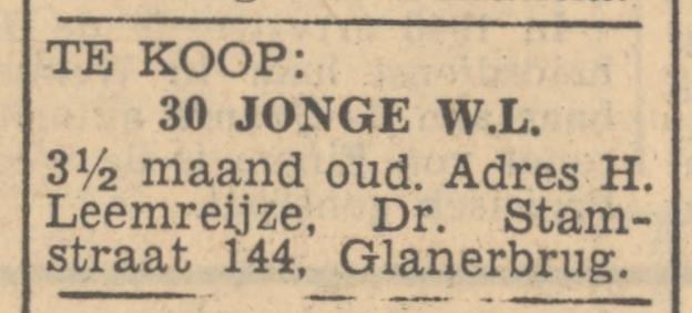Dr. Stamstraat 144 H. Leemreijze advertentie Tubantia 30-7-1947.jpg