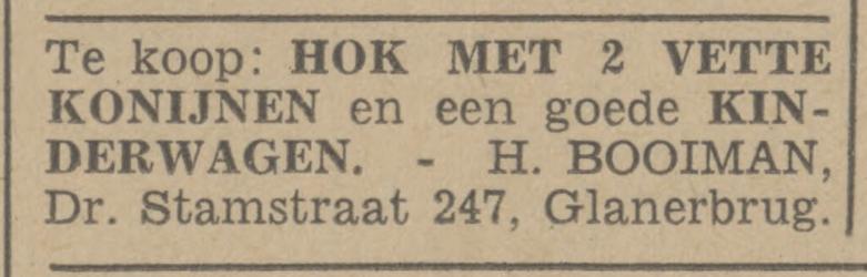 Dr. Stamstraat 247 H. Booiman advertentie Tubantia 25-10-1941.jpg