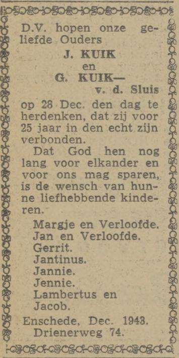 Drienerweg 74 J. Kuik advertentie Twentsch nieuwsblad 24-12-1943.jpg