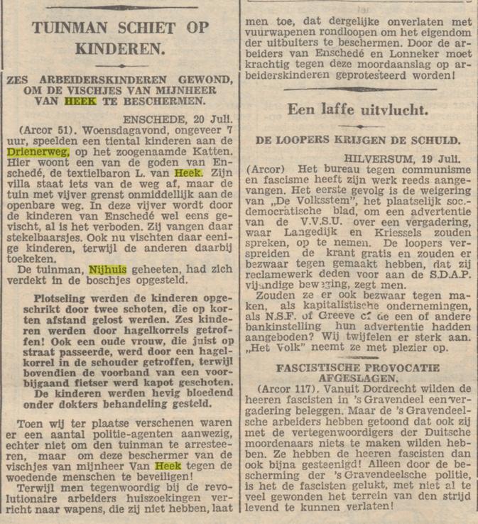 Drienerweg 187 tuinman Nijhuis krantenbericht De Tribune 21-7-1933.jpg
