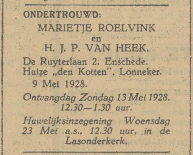 Drienerweg 185 Huize den Kotten H.J.P. van Heek advertentie Tubantia 9-5-1928.jpg