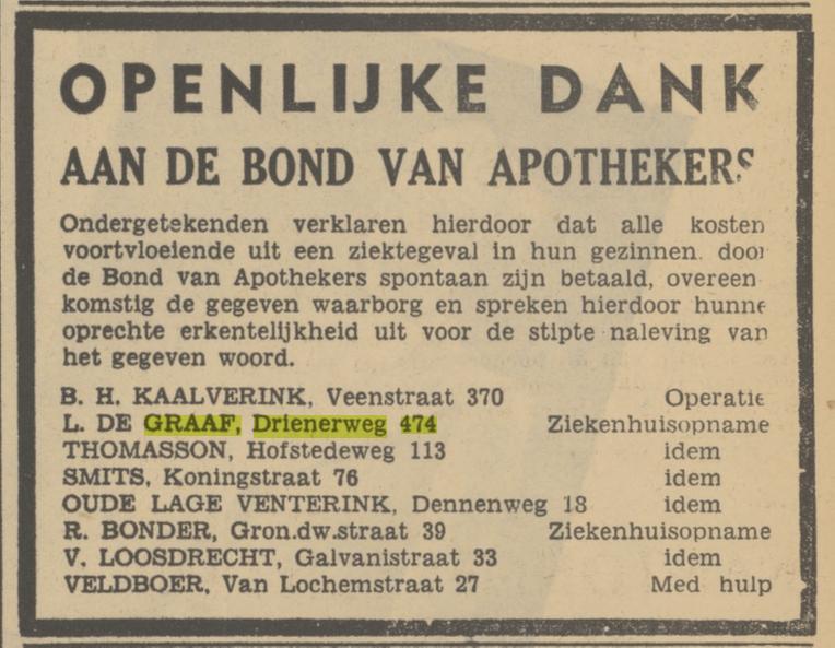 Drienerweg 474 L. de Graaf advertentie Tubantia 4-5-1940.jpg