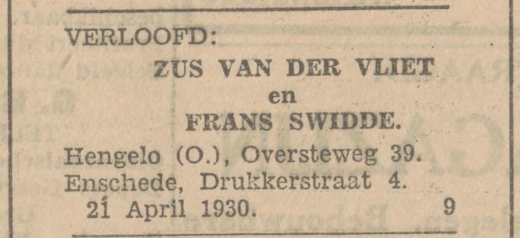 Drukkerstraat 20 Zus van der Vliet advertentie Tubantia 18-4-1938.jpg