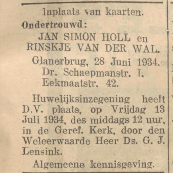 Eekmaatstraat 30 Jan Simon Holl advertentie 2-7-1934.jpg