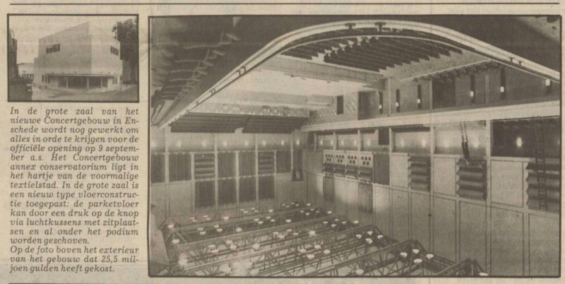 Noorderhagen 27 Concertgebouw krantenbericht Nederlands dagblad 13-8-1988.jpg