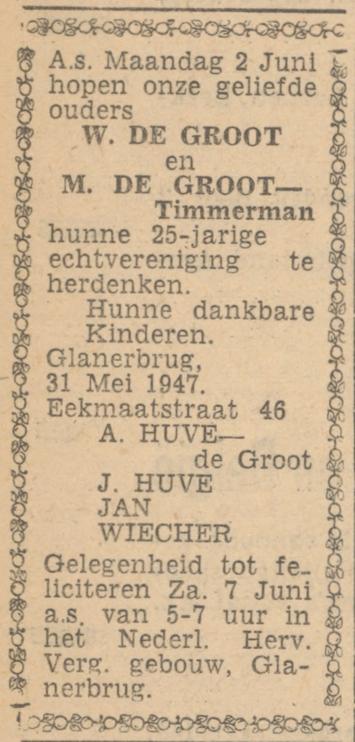 Eekmaatstraat 46 W. de Groot advertentie Tubantia 31-5-1947.jpg