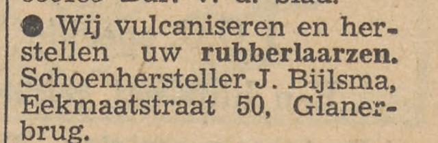 Eekmaatstraat 50 J.Bijlsma schoenhersteller advertentie Tubantia 18-1-1955.jpg