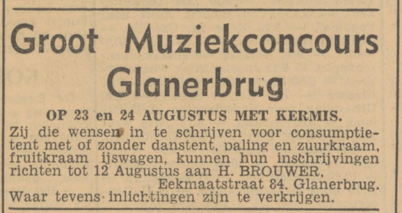 Eekmaatstraat 84 H. Brouwer advertentie Tubantia 1-8-1947.jpg