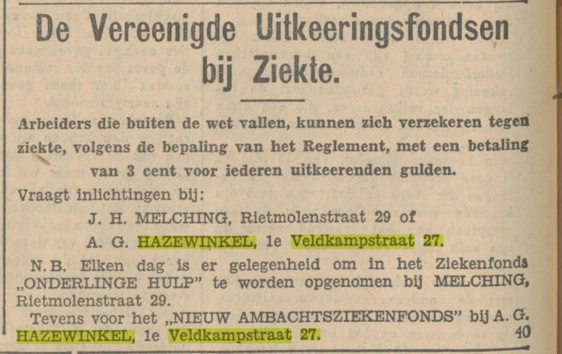 Eerste Veldkampstraat 27 A,G, Hazewinkel advertentie Tubantia 8-9-1930.jpg