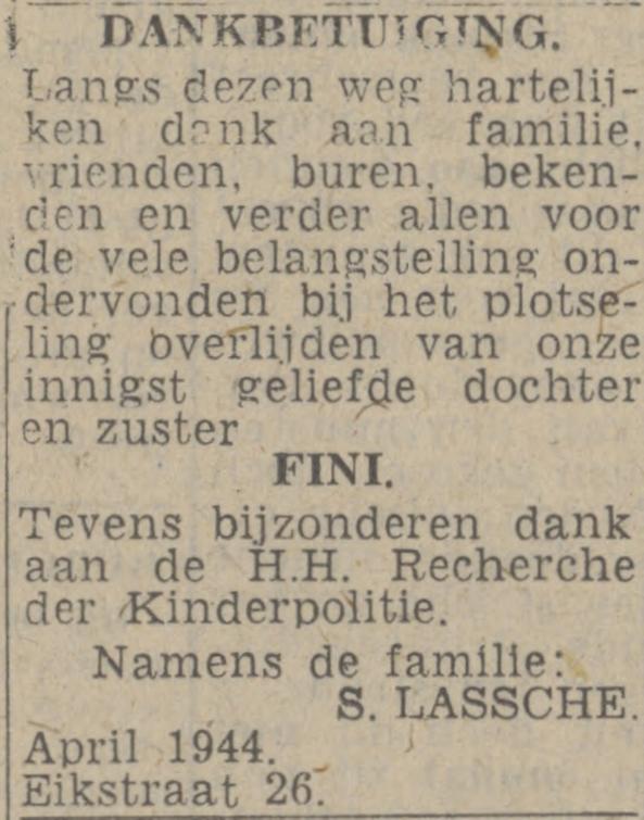 Eikstraat 26 S. Lassche advertentie Twentsch nieuwsblad 26-4-1944.jpg