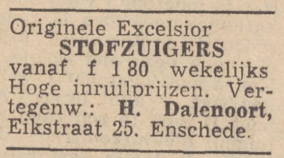 Eikstraat 25 H. Dalenoort advertentie Twentsche Courant 29-1-1955.jpg