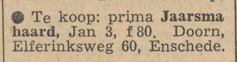 Elferinksweg 60 Doorn advertentie Tubantia 8-10-1956.jpg