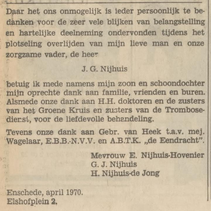 Elshofplein 2 J.G. Nijhuis advertentie Tubantia 9-4-1970.jpg