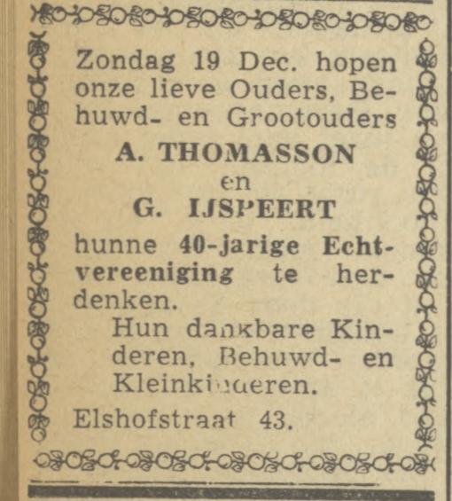 Elshofstraat 43 A. Thomasson advertentie Twentsch nieuwsblad 16-12-1943.jpg