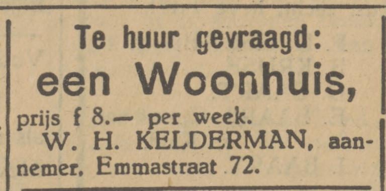 Emmastraat 72 W.H. Kelderman aannemer advertentie Tubantia 13-3-1957.jpg