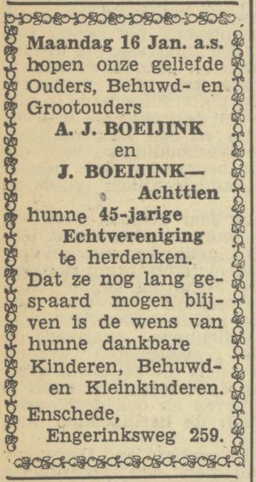 Engerinksweg 259 A.J. Boeijink advertentie Tubantia 13-1-1950.jpg