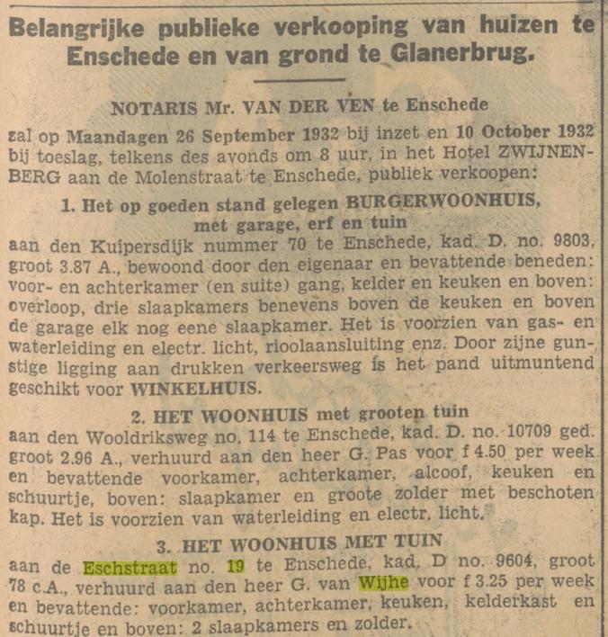 Esstraat 19 G. van Wijhe advertentie Tubantia 24-9-1932.jpg
