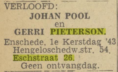 Esstraat 28 G. Pieterson advertentie Twentsch nieuwsblad 23-12-1943.jpg