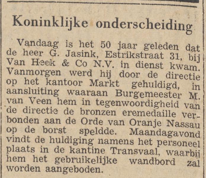 Estrikstraat 27 G. Jasink krantenbericht Tubantia 21-1-1956.jpg