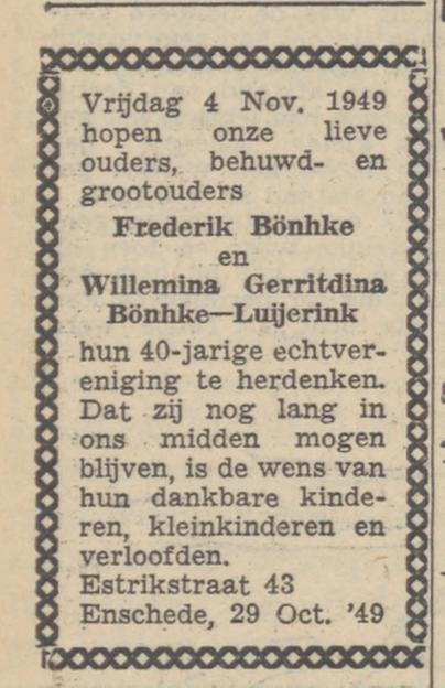 Estrikstraat 49 Frederik Bönhke advertentie De Waarheid 29-10-1949.jpg