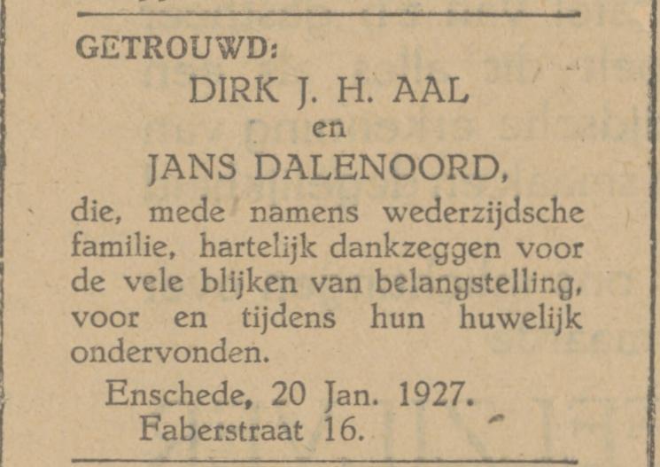 Faberstraat 16 D.J.H. Aal advertentie Tubantia 20-1-1927.jpg